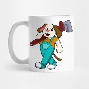 Dog as Craftsman with Allen key Mug